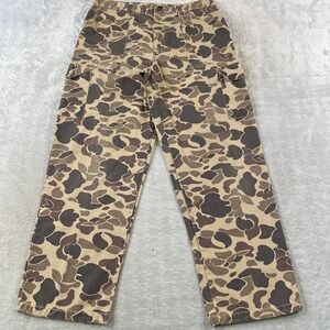 Vintage Duck Bay Frog Duck Camo Pants Mens 38 Hunting Woods Outdoor Straight Leg